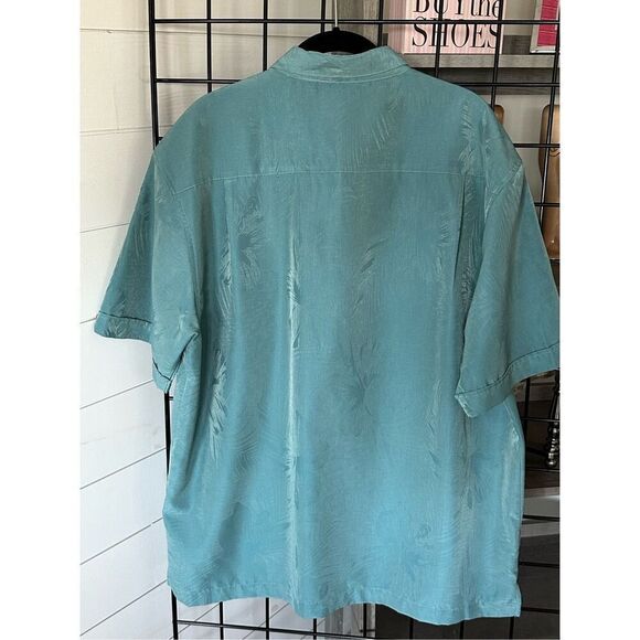 HAVANERA Co Size XL Button Down Short Sleeve Shirt Tropical Palm Tree Beach Shir - Picture 11 of 11